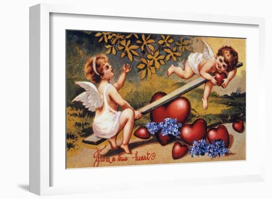 Valentine's Day Card-null-Framed Giclee Print