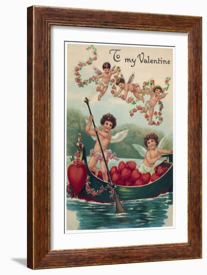 Valentine's Day Card-null-Framed Giclee Print