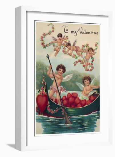 Valentine's Day Card-null-Framed Giclee Print