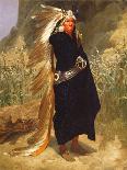 Portrait of an Indian Chief, 1875 (Oil on Canvas)-Valentine Walter Lewis Bromley-Giclee Print