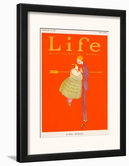 Valentines Day Life Cover-null-Framed Art Print