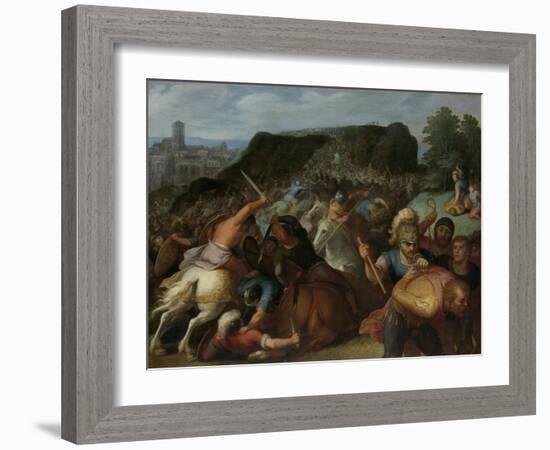 Valentinus Taken Prisoner-Otto van Veen-Framed Art Print