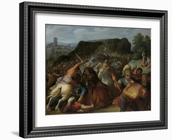 Valentinus Taken Prisoner-Otto van Veen-Framed Art Print