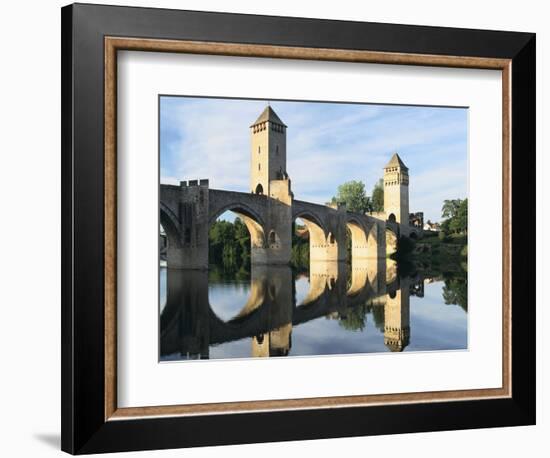 Valentre Bridge, Cahors, Lot, France-Peter Thompson-Framed Photographic Print