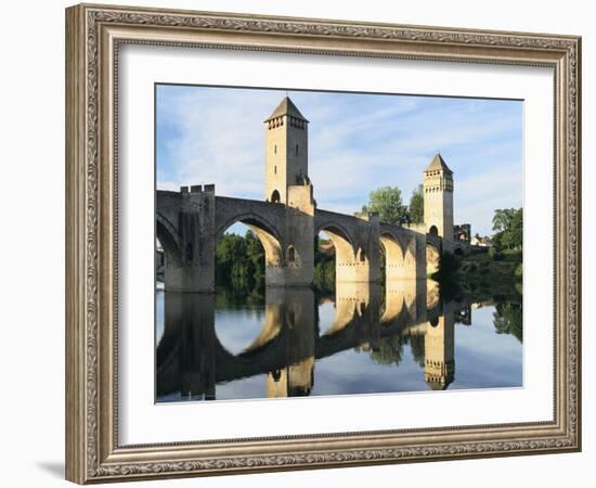 Valentre Bridge, Cahors, Lot, France-Peter Thompson-Framed Photographic Print