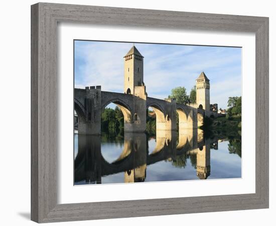 Valentre Bridge, Cahors, Lot, France-Peter Thompson-Framed Photographic Print