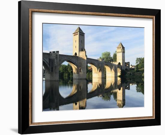 Valentre Bridge, Cahors, Lot, France-Peter Thompson-Framed Photographic Print