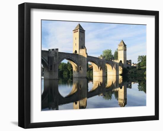 Valentre Bridge, Cahors, Lot, France-Peter Thompson-Framed Photographic Print