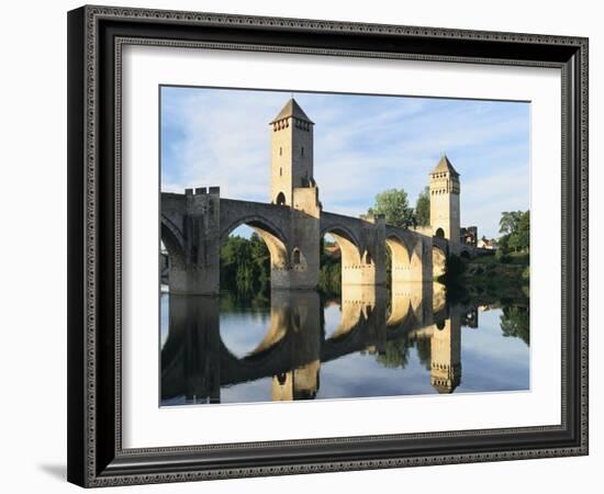 Valentre Bridge, Cahors, Lot, France-Peter Thompson-Framed Photographic Print