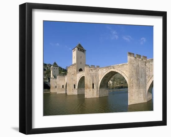 Valentre Bridge, Cahors, Quercy Region, Lot, France-Adam Tall-Framed Photographic Print