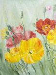 Poppies, Oil Painting on Canvas-Valenty-Framed Art Print