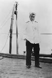 Admiral Togo Heihachiro on Board the Japanese Battleship 'Nuikasa, Early 20th Century-Valerian Gribayedoff-Framed Photographic Print