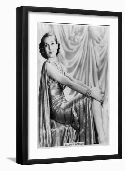 Valerie Hobson, British Actress, C1936-C1939-null-Framed Giclee Print