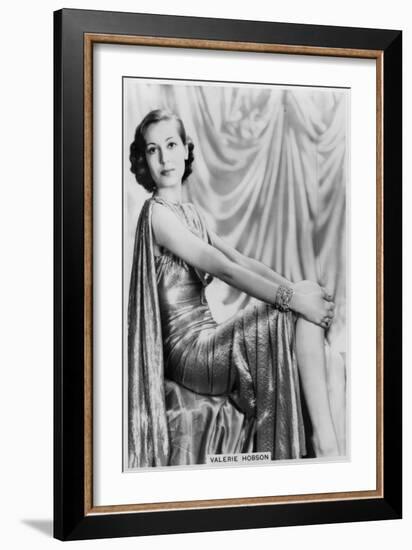 Valerie Hobson, British Actress, C1936-C1939-null-Framed Giclee Print