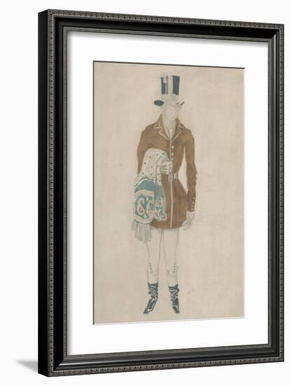 Valet Les Papillons-Leon Bakst-Framed Premium Giclee Print