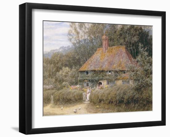 Valewood Farm under Blackwood, Surrey-Helen Allingham-Framed Giclee Print