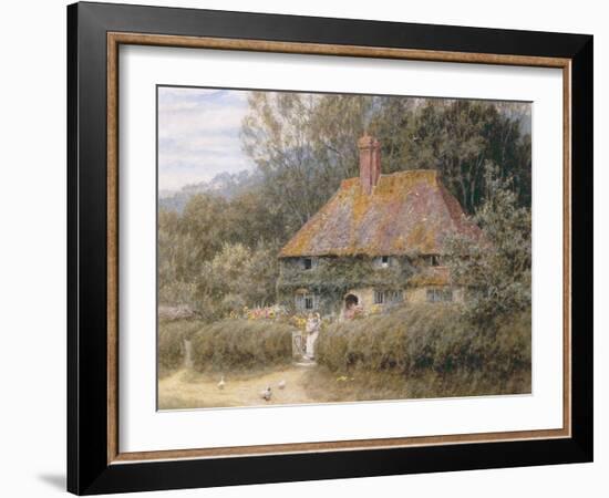 Valewood Farm under Blackwood, Surrey-Helen Allingham-Framed Giclee Print