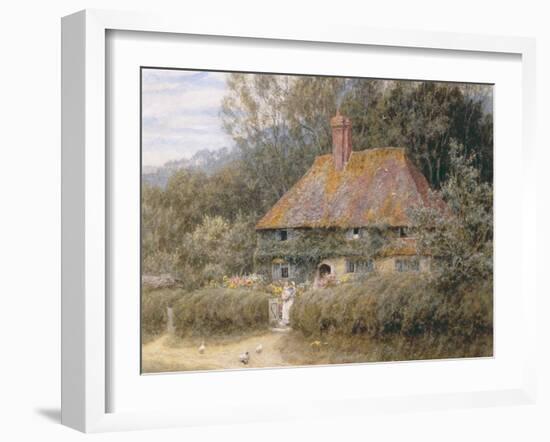 Valewood Farm under Blackwood, Surrey-Helen Allingham-Framed Giclee Print