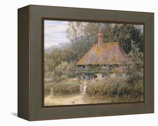 Valewood Farm under Blackwood, Surrey-Helen Allingham-Framed Premier Image Canvas