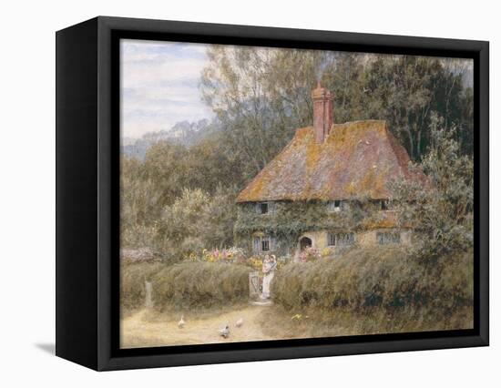Valewood Farm under Blackwood, Surrey-Helen Allingham-Framed Premier Image Canvas