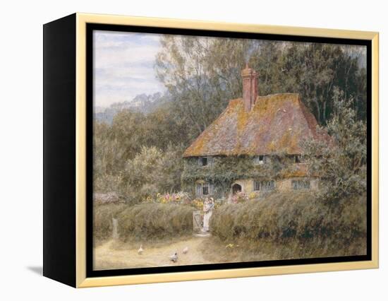 Valewood Farm under Blackwood, Surrey-Helen Allingham-Framed Premier Image Canvas