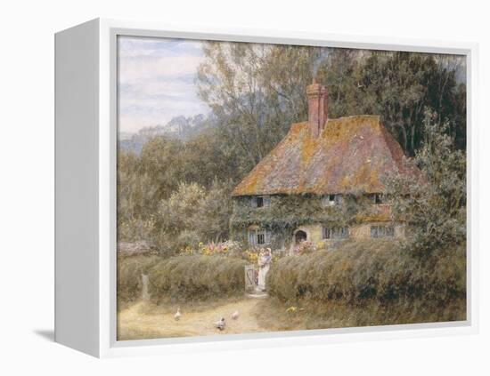 Valewood Farm under Blackwood, Surrey-Helen Allingham-Framed Premier Image Canvas