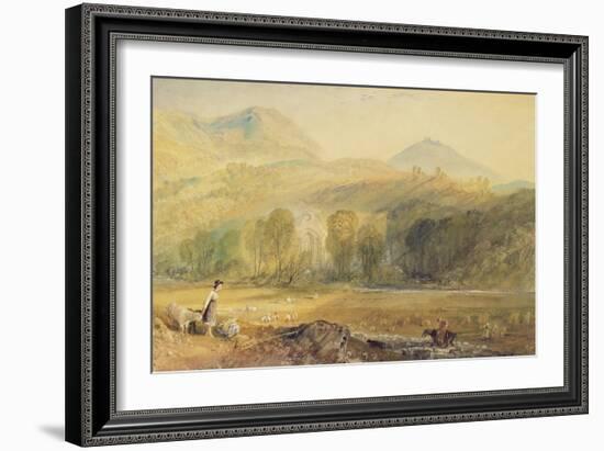 Valle Crucis Abbey, Denbighshire, C.1826-J. M. W. Turner-Framed Giclee Print