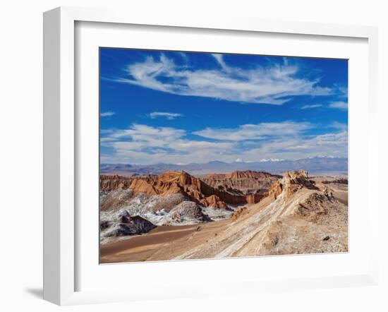 Valle de la Luna (Valley of the Moon), near San Pedro de Atacama, Atacama Desert, Antofagasta Regio-Karol Kozlowski-Framed Photographic Print