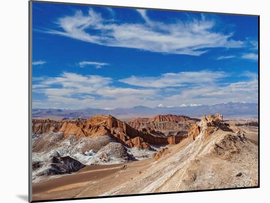 Valle de la Luna (Valley of the Moon), near San Pedro de Atacama, Atacama Desert, Antofagasta Regio-Karol Kozlowski-Mounted Photographic Print