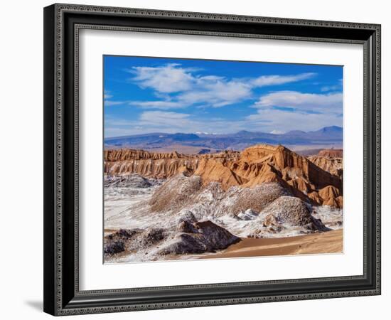 Valle de la Luna (Valley of the Moon), near San Pedro de Atacama, Atacama Desert, Antofagasta Regio-Karol Kozlowski-Framed Photographic Print