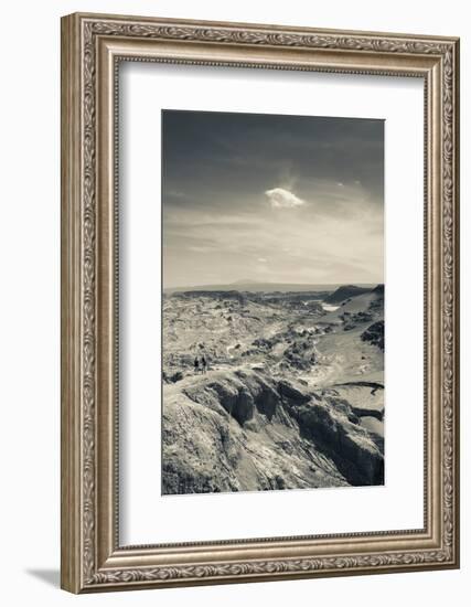 Valle De La Muerte rock formation, Atacama Desert, San Pedro De Atacama-null-Framed Photographic Print