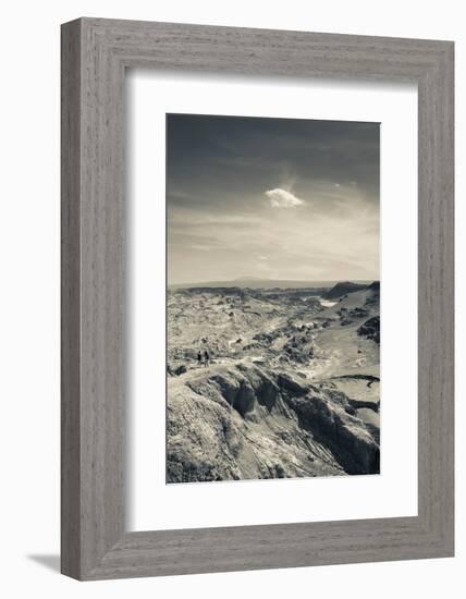 Valle De La Muerte rock formation, Atacama Desert, San Pedro De Atacama-null-Framed Photographic Print