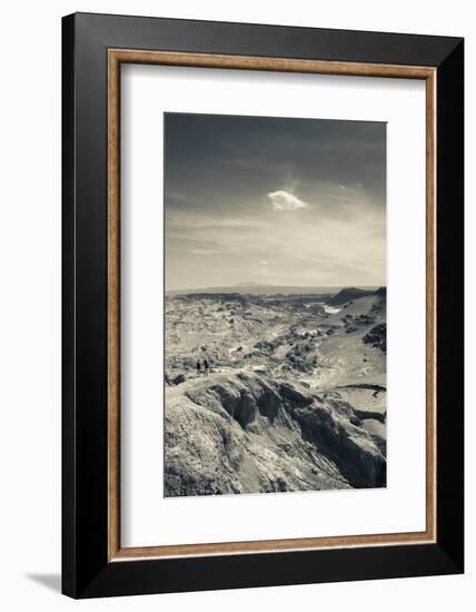 Valle De La Muerte rock formation, Atacama Desert, San Pedro De Atacama-null-Framed Photographic Print