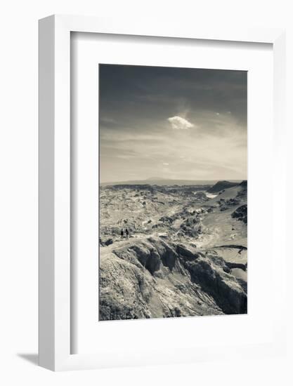 Valle De La Muerte rock formation, Atacama Desert, San Pedro De Atacama-null-Framed Photographic Print