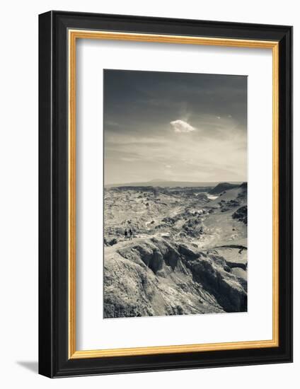 Valle De La Muerte rock formation, Atacama Desert, San Pedro De Atacama-null-Framed Photographic Print