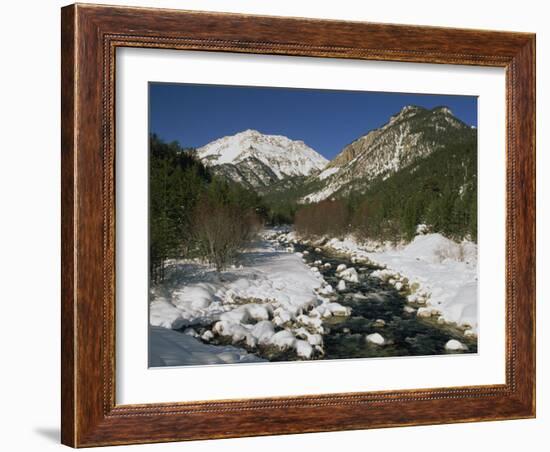 Vallee De La Claree Near Briancon in the Rhone Alpes, French Alps, France-Michael Busselle-Framed Photographic Print