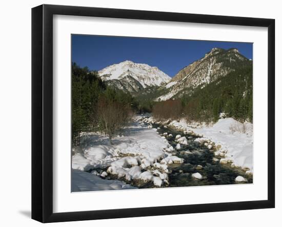 Vallee De La Claree Near Briancon in the Rhone Alpes, French Alps, France-Michael Busselle-Framed Photographic Print