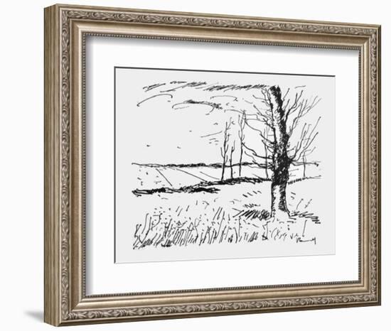 Vallee de Lavre-Maurice De Vlaminck-Framed Collectable Print