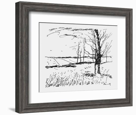 Vallee de Lavre-Maurice De Vlaminck-Framed Collectable Print