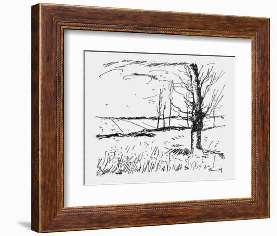 Vallee de Lavre-Maurice De Vlaminck-Framed Collectable Print