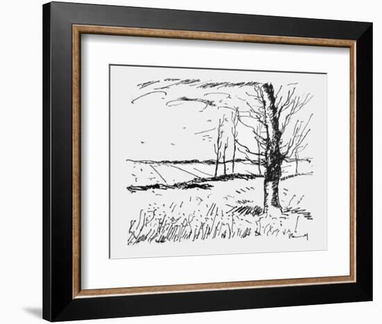 Vallee de Lavre-Maurice De Vlaminck-Framed Collectable Print