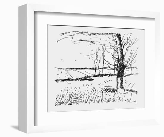 Vallee de Lavre-Maurice De Vlaminck-Framed Collectable Print