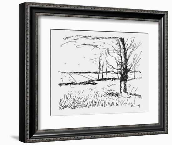 Vallee de Lavre-Maurice De Vlaminck-Framed Collectable Print