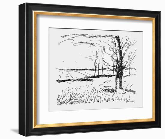 Vallee de Lavre-Maurice De Vlaminck-Framed Collectable Print