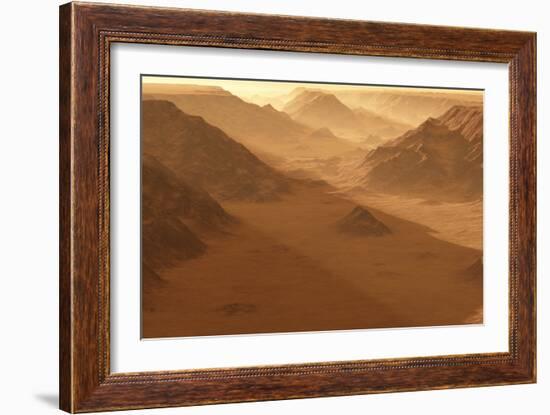 Valles Marineris, Artwork-Detlev Van Ravenswaay-Framed Photographic Print