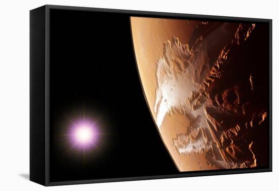 Valles Marineris, Mars-Detlev Van Ravenswaay-Framed Premier Image Canvas