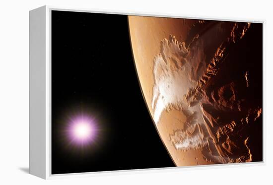 Valles Marineris, Mars-Detlev Van Ravenswaay-Framed Premier Image Canvas