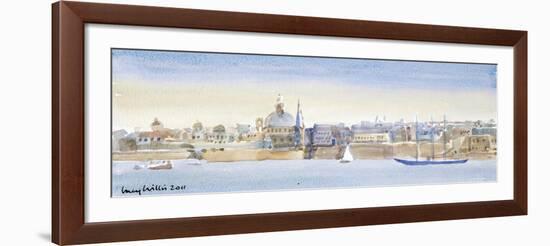 Valletta Skyline, 2011-Lucy Willis-Framed Giclee Print