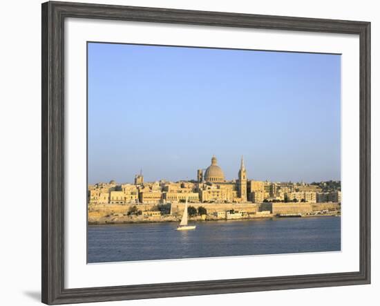 Valletta, Viewed from Sliema, Malta-Peter Thompson-Framed Photographic Print