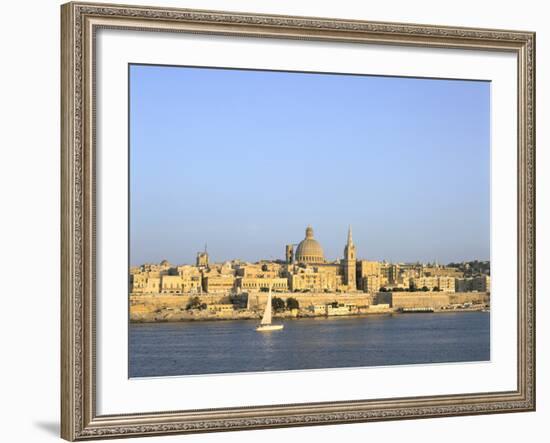 Valletta, Viewed from Sliema, Malta-Peter Thompson-Framed Photographic Print